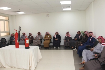 السلامة تُنفذ برنامج تدريبي عن كيفية التعامل مع وسائل السلامة