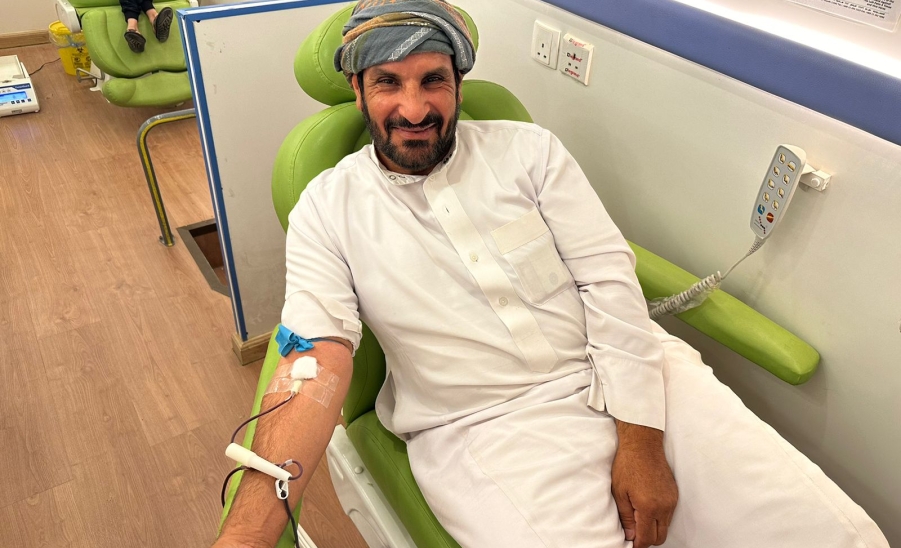 حملة تبرع الدم جامعة المجمعة