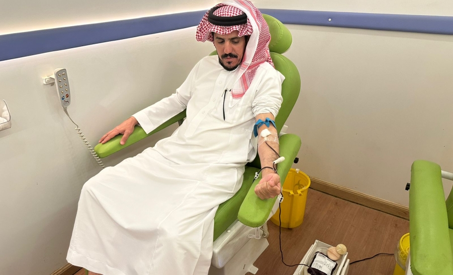 حملة تبرع الدم جامعة المجمعة